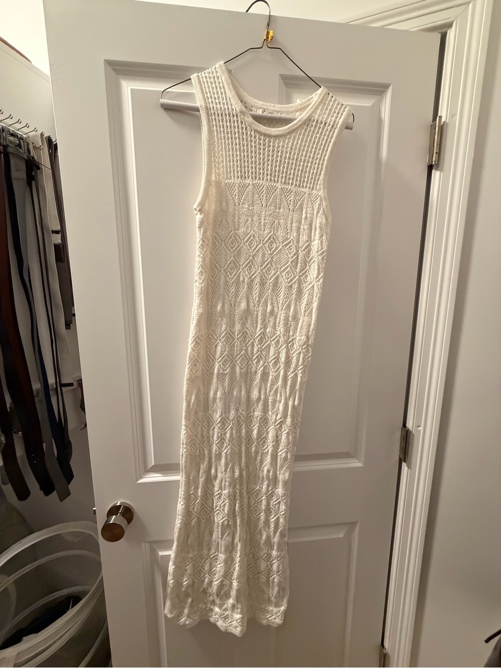 Z Supply Sleeveless Knit Maxi Dress in Cream